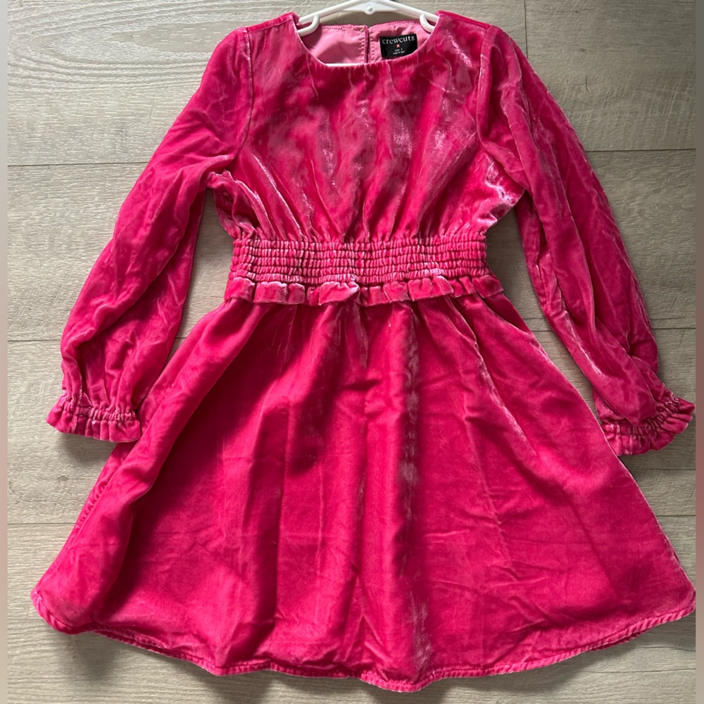 NWT J. Crew Crewcuts velvet dress size 7
